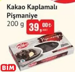 KAKAO KAPLAMALI PİŞMANİYE KAKAO KAPLAMALI PİŞMANİYE